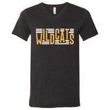 V-Neck Adult Wildcat Line Design Unisex TShirt