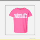 Wildcats Simple Fun Comfort Colors Neon Pink