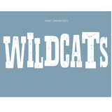 Wildcats Simple Fun Comfort Colors Ice Blue
