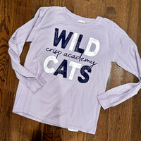 Youth Orchid Wildcats Tee
