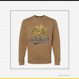 Brown CA Wildcats Paw SWEATSHIRT PRE-ORDER