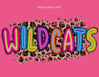 Neon Leopard Wildcats Shirt PRE-ORDER