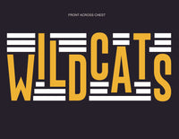 Wildcat Line Design T Shirt