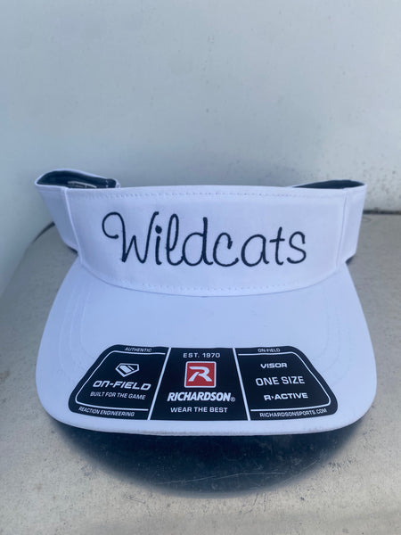 Softball Visor - Cursive Wildcats