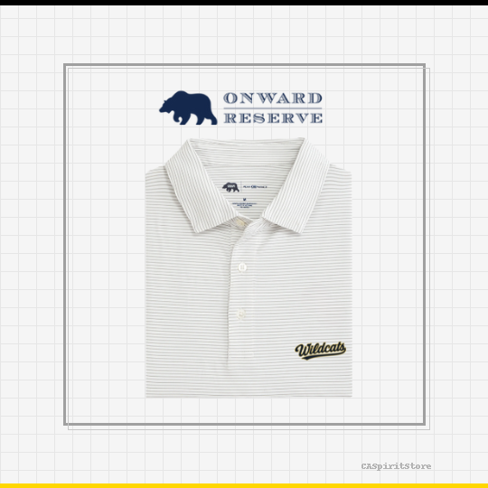 Onward Reserve Birdie Stripe Performance Polo w/  CA Wildcats