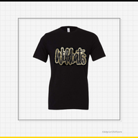 Wildcat Gold Glitter Applique Shirt