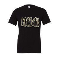 Wildcat Gold Glitter Applique Shirt