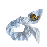White Wildcat Tie Scrunchie